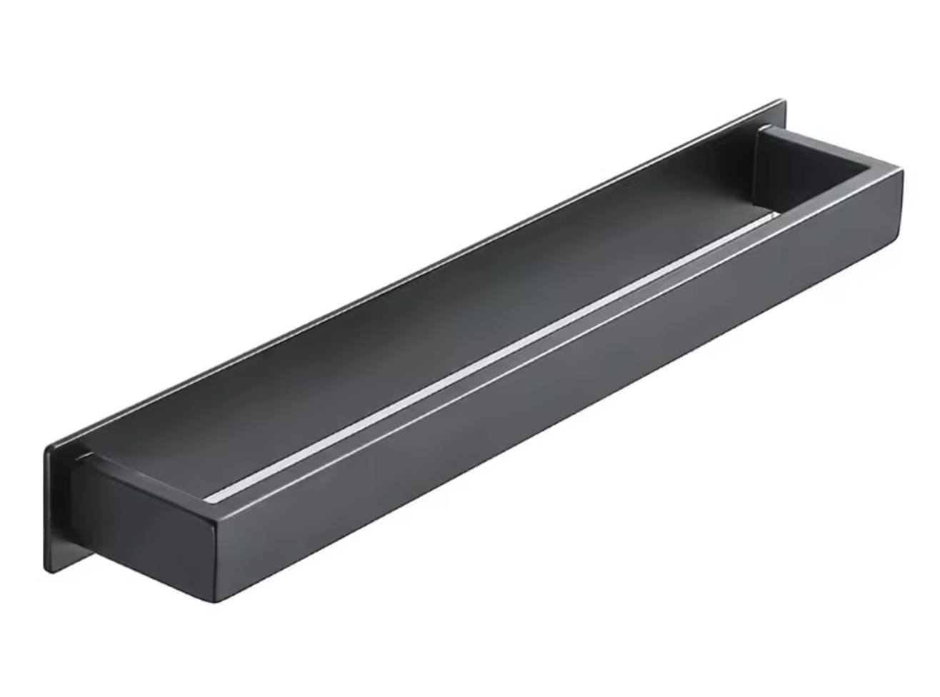 Porte-Serviettes Mural Auto-Adhésif – Acier Inoxydable Noir | Maison Ondine