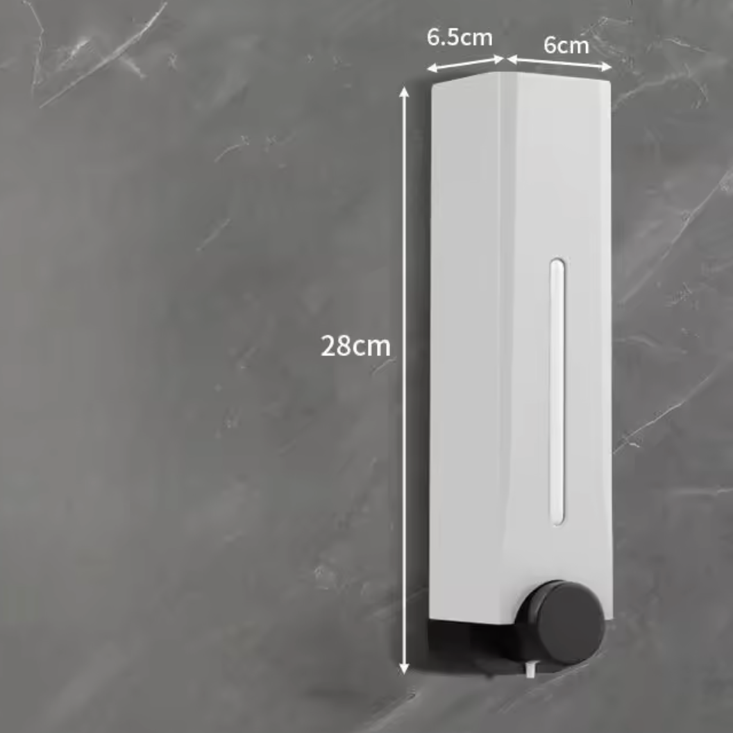 Distributeur de Savon Mural 500 ml – Rechargeable & Sans Perçage | Maison Ondine