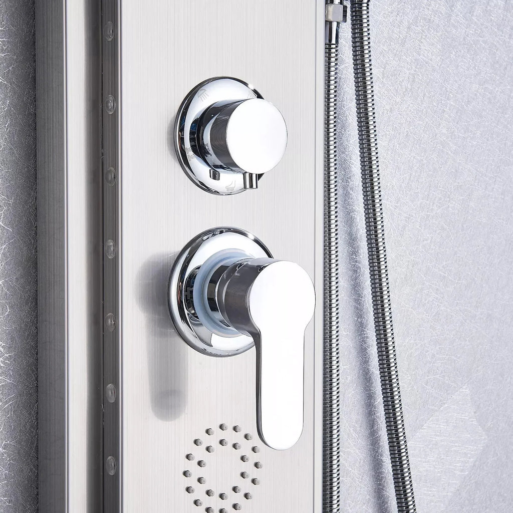 Colonne de Douche Hydromassante à Affichage Digital LED – Cascade & Massage | Maison Ondine