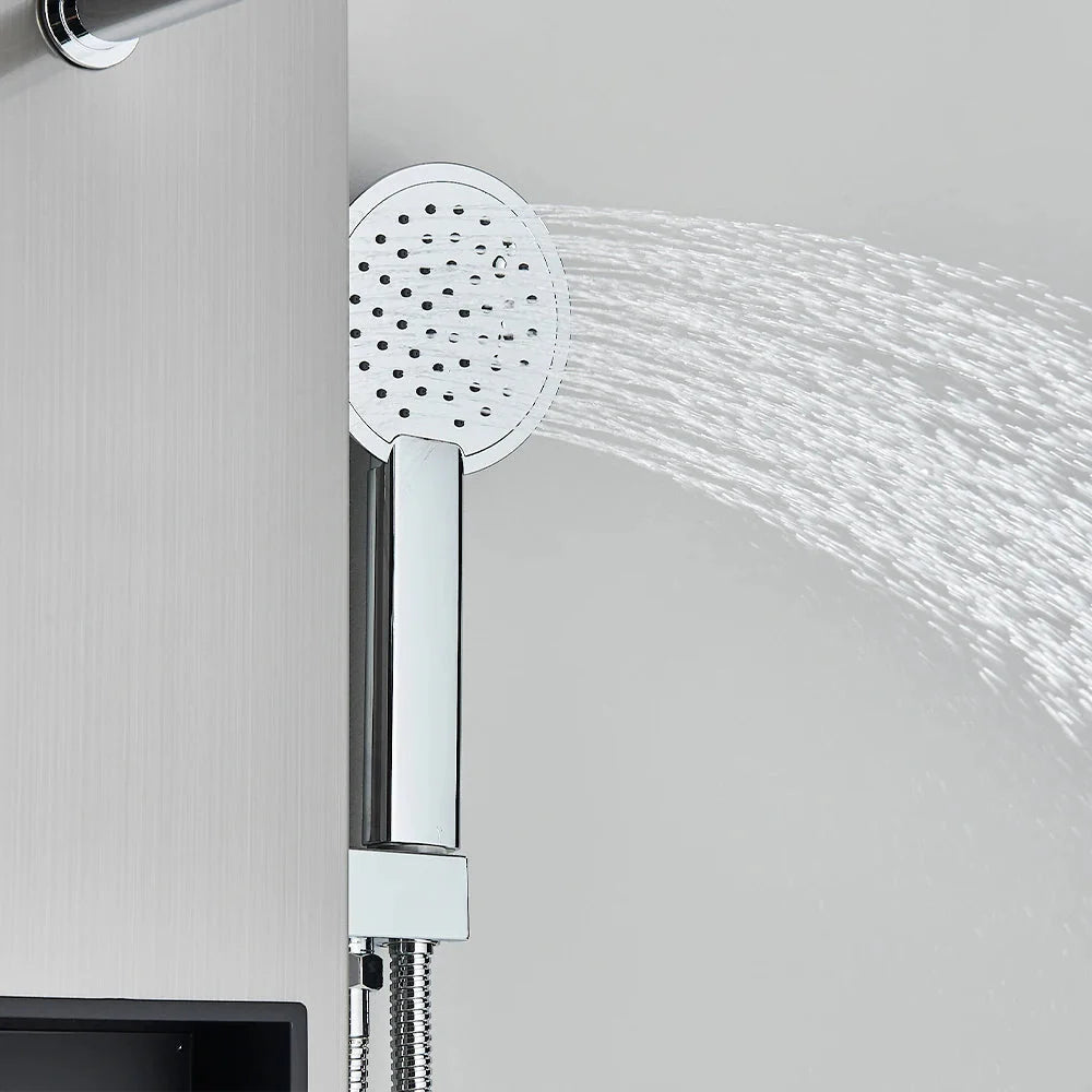 Colonne de Douche Hydromassante – Jets de Massage & Rangement Intégré | Maison Ondine