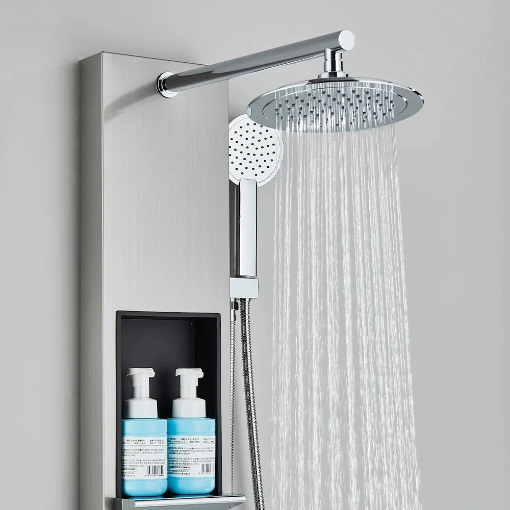 Colonne de Douche Hydromassante – Jets de Massage & Rangement Intégré | Maison Ondine