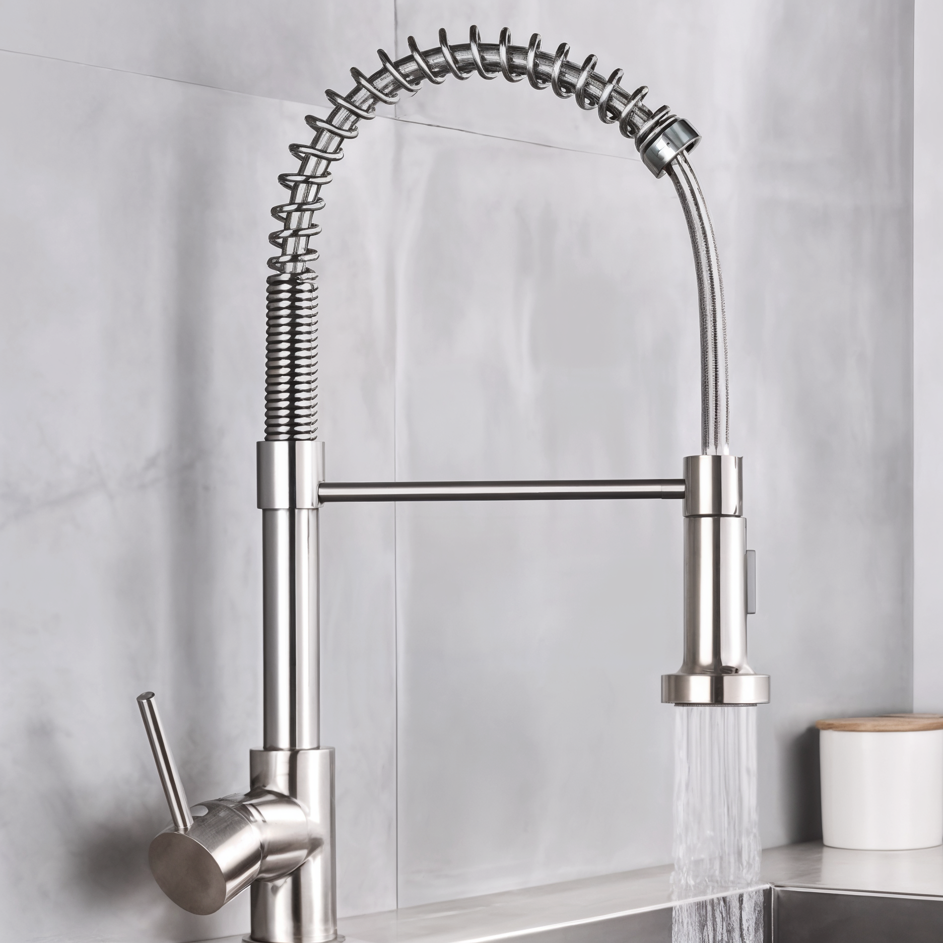 Robinet de Cuisine Professionnel Flexible – Double Fonction & Haut Débit | Maison Ondine