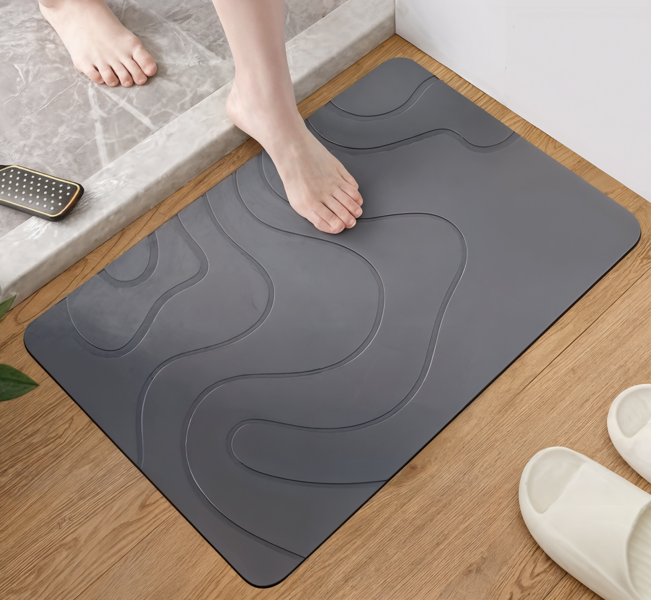 Tapis de Bain en Diatomite Flex – Séchage Ultra-Rapide | Maison Ondine