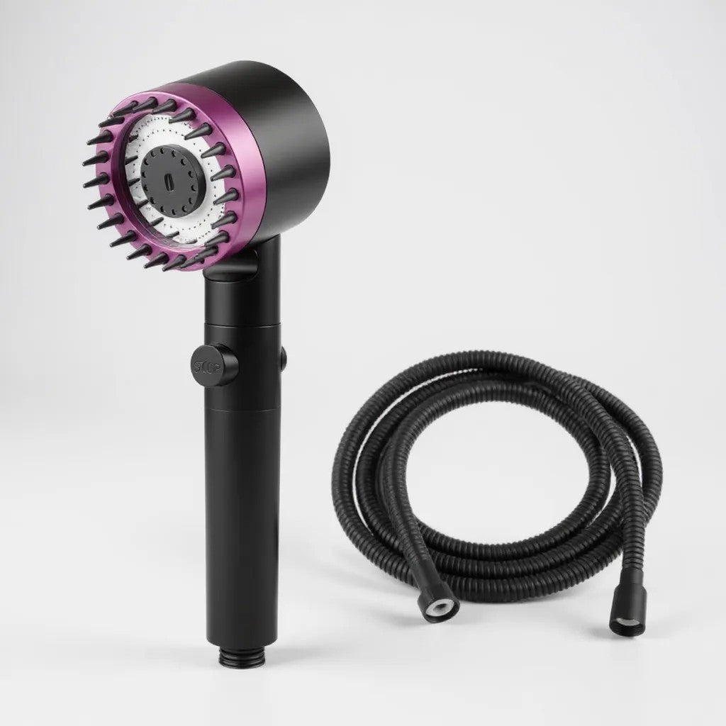 Pommeau de Douche Anti-Calcaire – Haute Pression, Économie d’Eau, 3 Modes | Maison Ondine